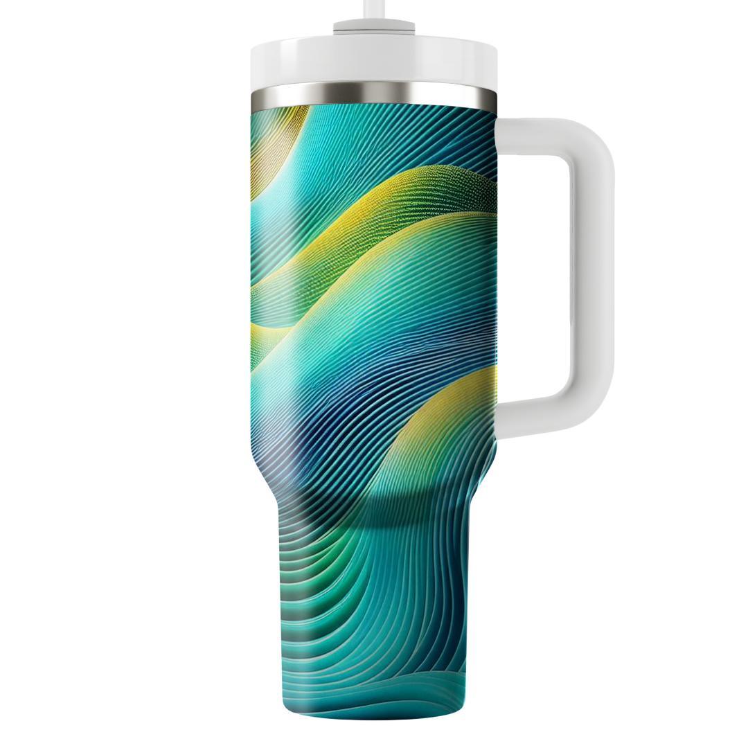 Radical Wave Pattern  Tumbler Cups