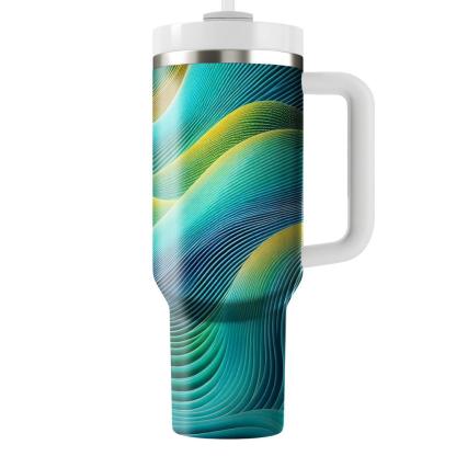 Radical Wave Pattern  Tumbler Cups