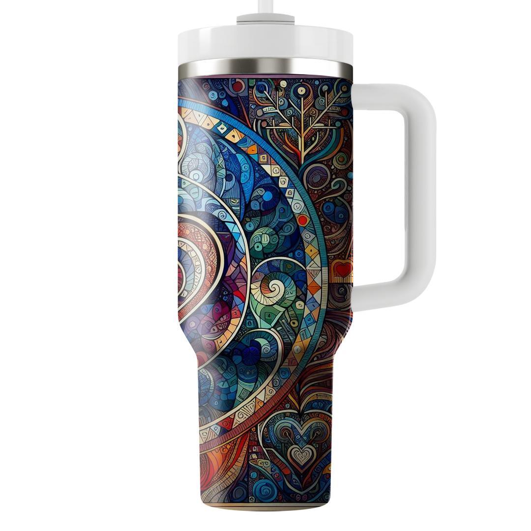 Fusion Of Traditions - International Day Of Families  Tumblers With Lids