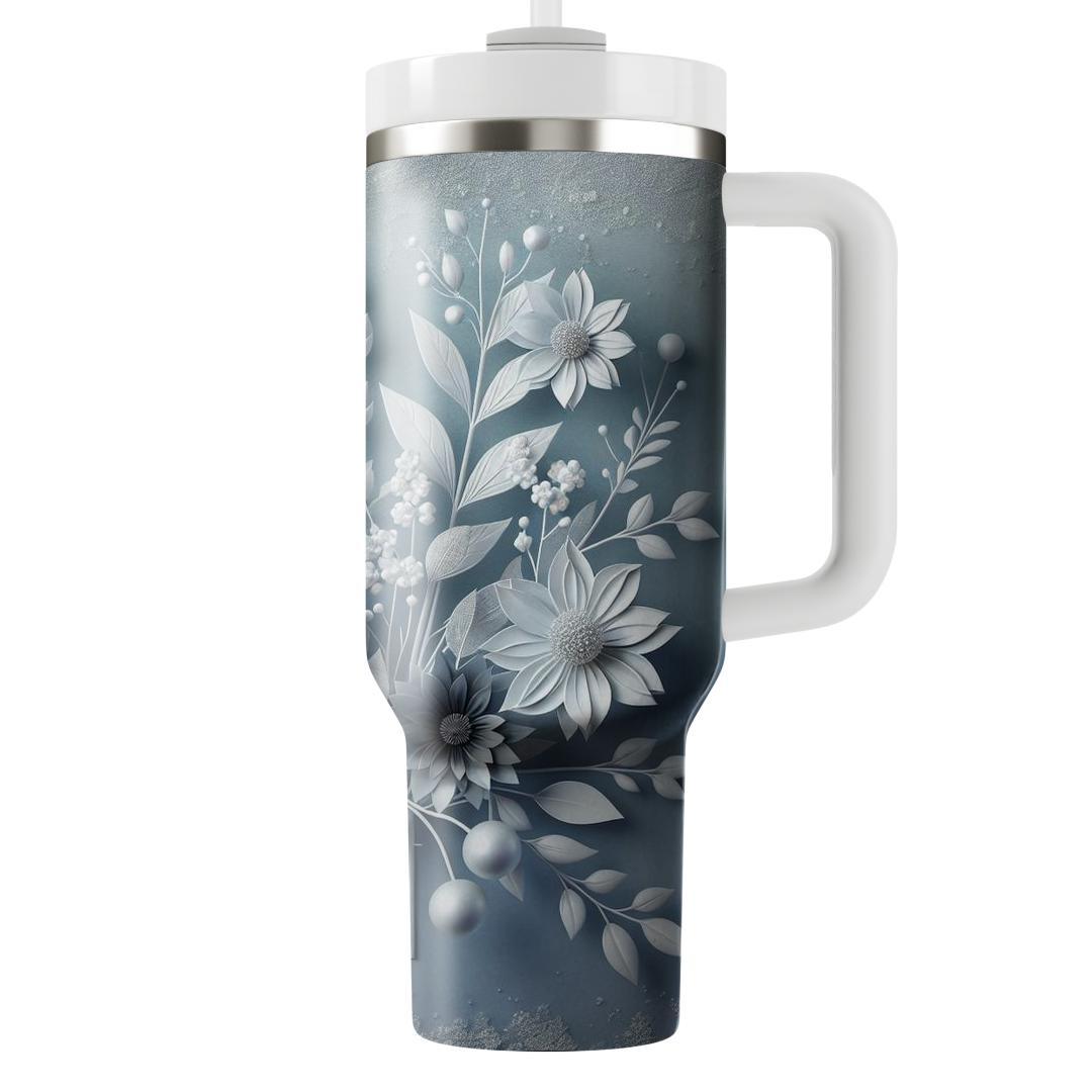 Frosted Florals  Tumblers For Gifts