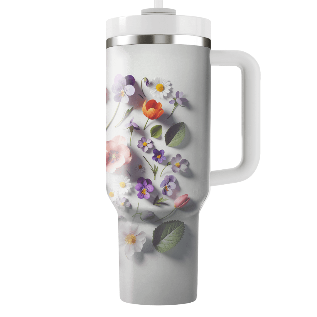 Floral Whimsy  Travel Tumblers
