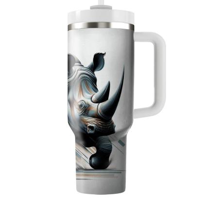 Daring Rhino Charge  Travel Tumblers