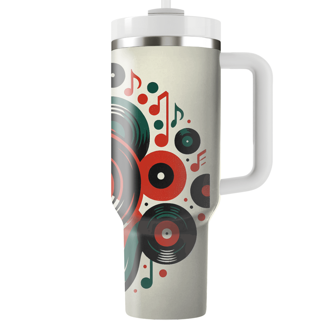 Vintage Vinyl Groove  Travel Tumblers