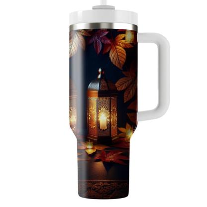 Autumn Nights Glow  Travel Tumblers