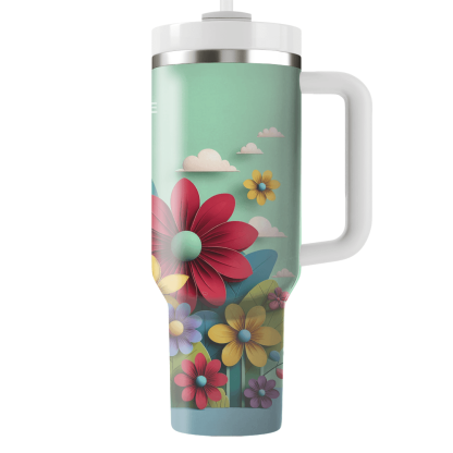 Botanical Fantasy  Unique Tumblers
