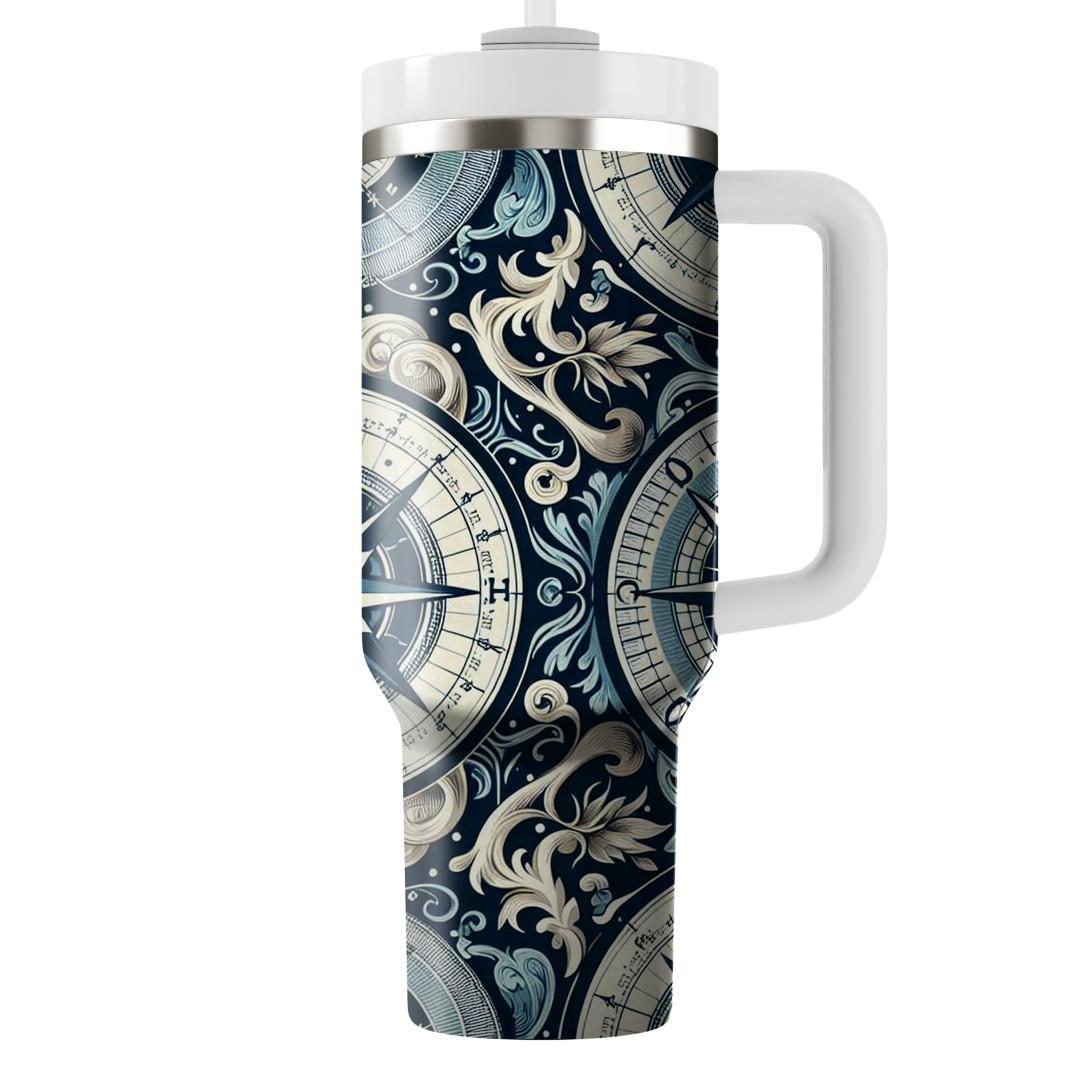 Nautical Compass Chart  Custom Tumblers