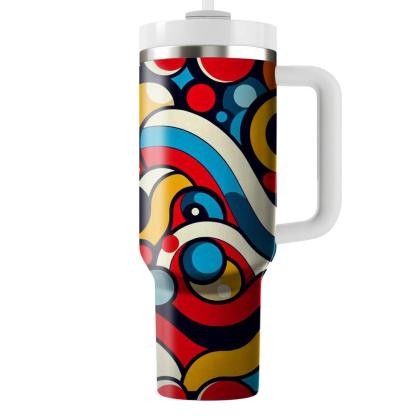 Bold Graphic Circles  Tumblers For Gifts