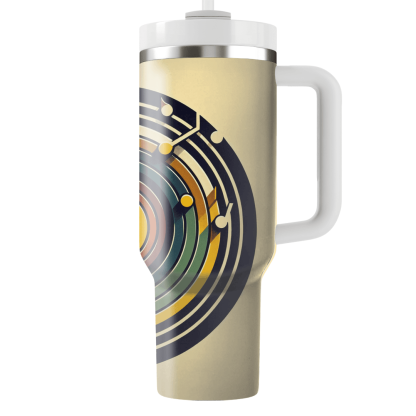 Retro Record Waves  Custom Tumblers