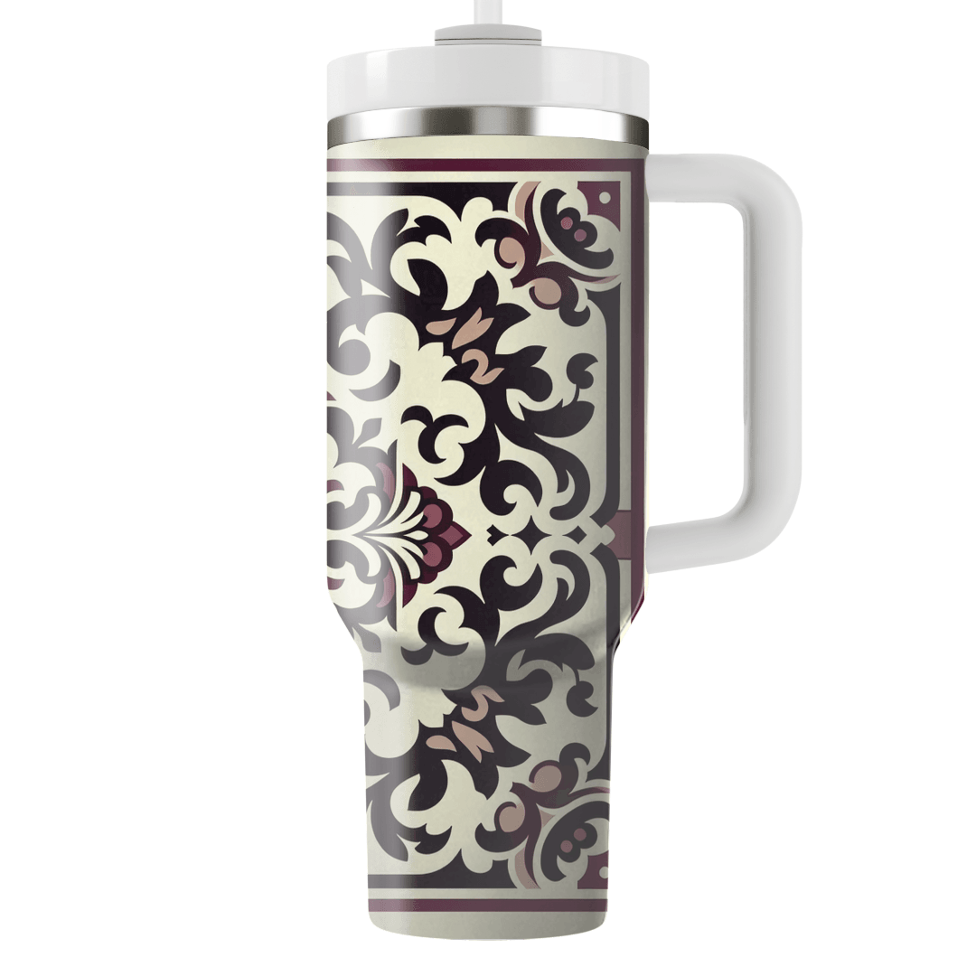Elegant Baroque Flourish  Insulated Tumblers