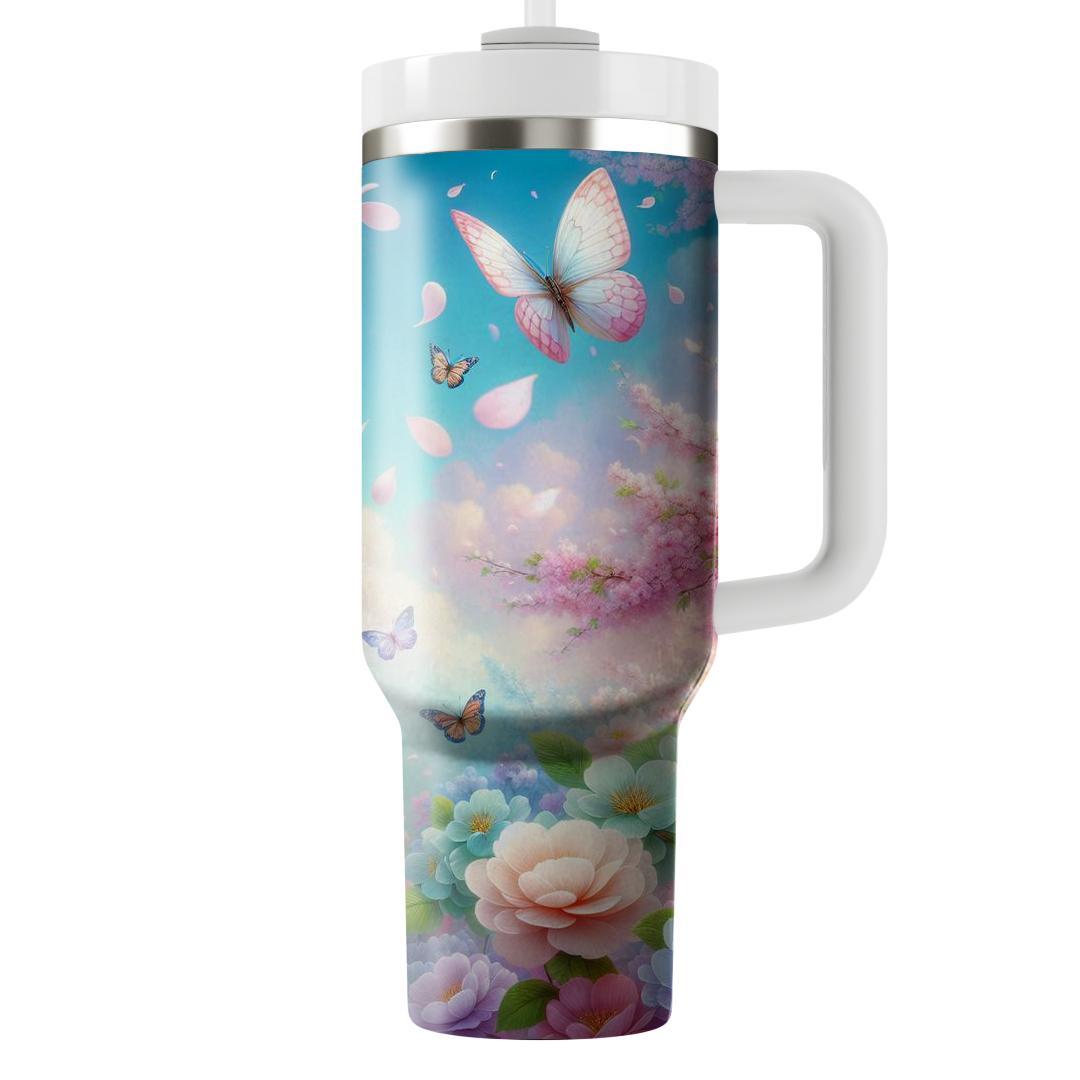 Spring Dreamy Garden  Decorative Tumblers