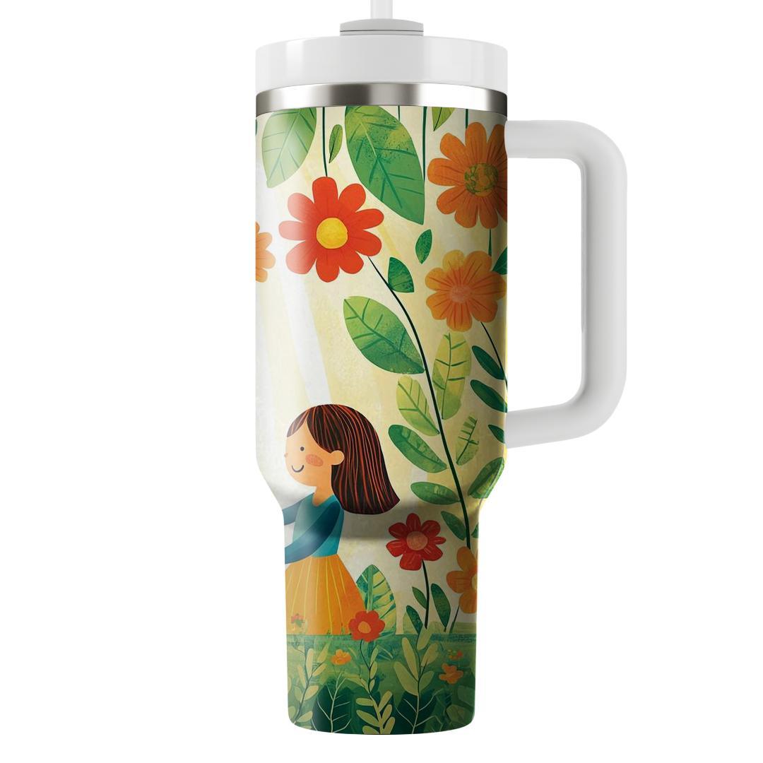 The Garden Of Memories: A Mother’s Love In Full Bloom Tumblers With Lids