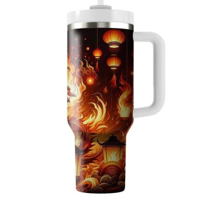 Embers Of Celebration - Fire Festival  Tumblers With Lids