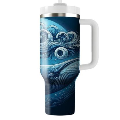 Whale Of The Deep Sea  Tumblers With Lids