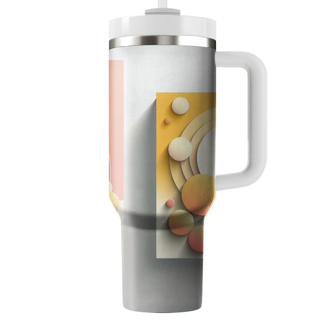 Sunkissed Ombre Circles  Travel Tumblers