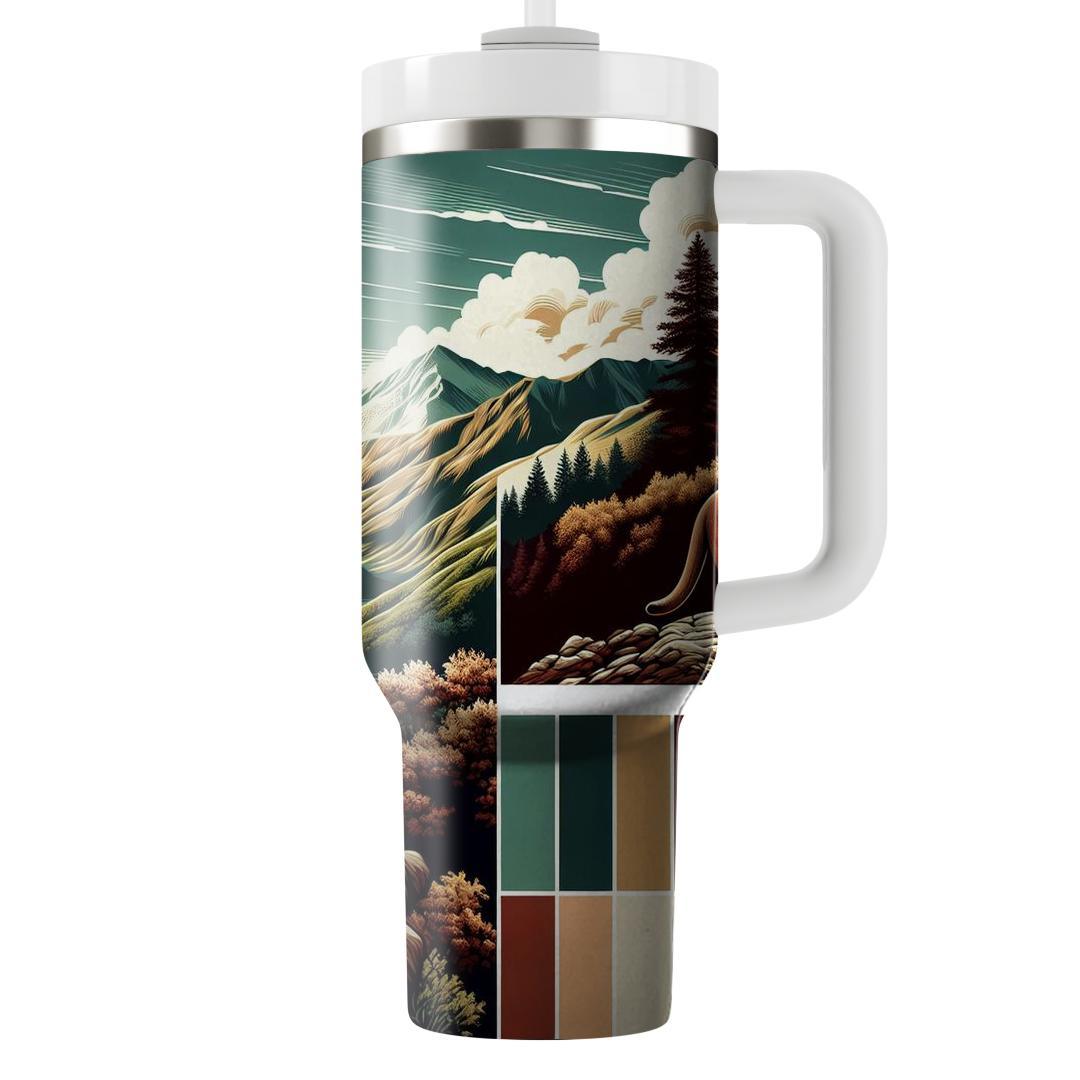 Majestic Mountain Lion  Personalized Tumblers