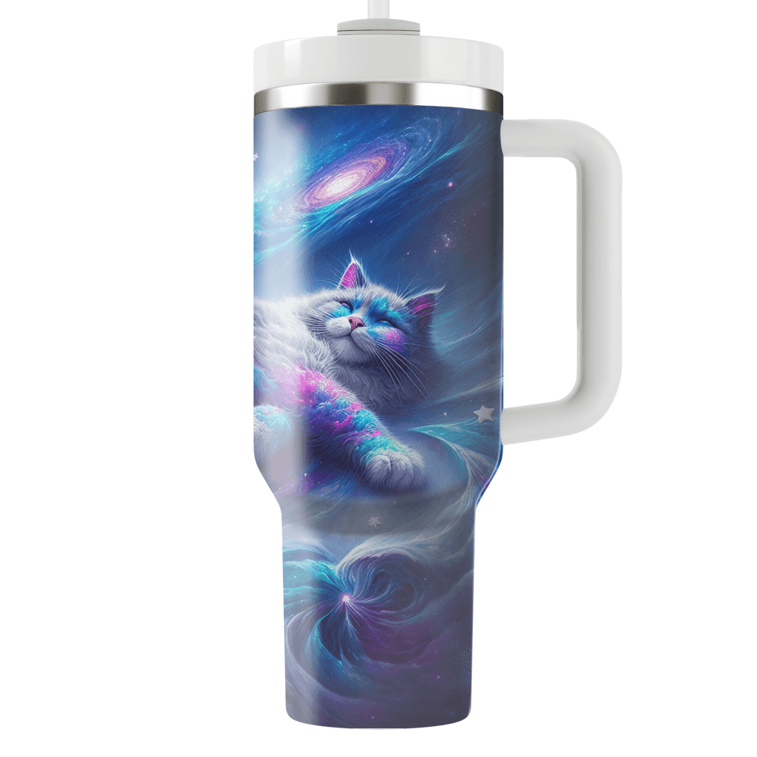 Galactic Cat Dreamscape  Decorative Tumblers