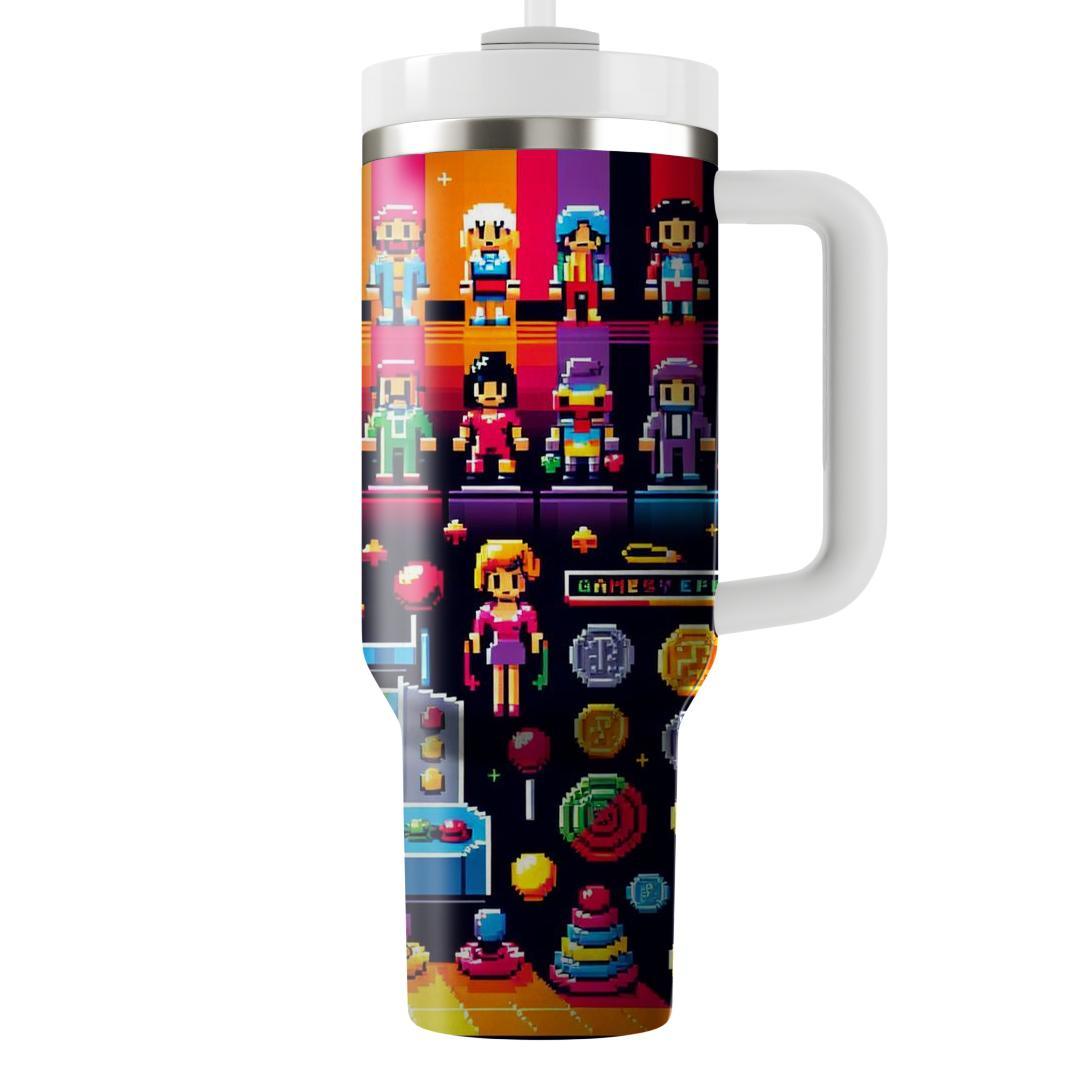 Rainbow Arcade  Travel Tumblers