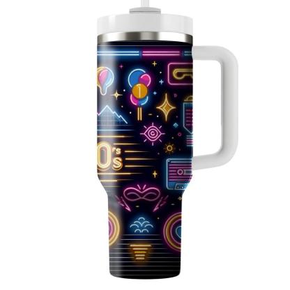 Glamorous Neon Lights  Personalized Tumblers