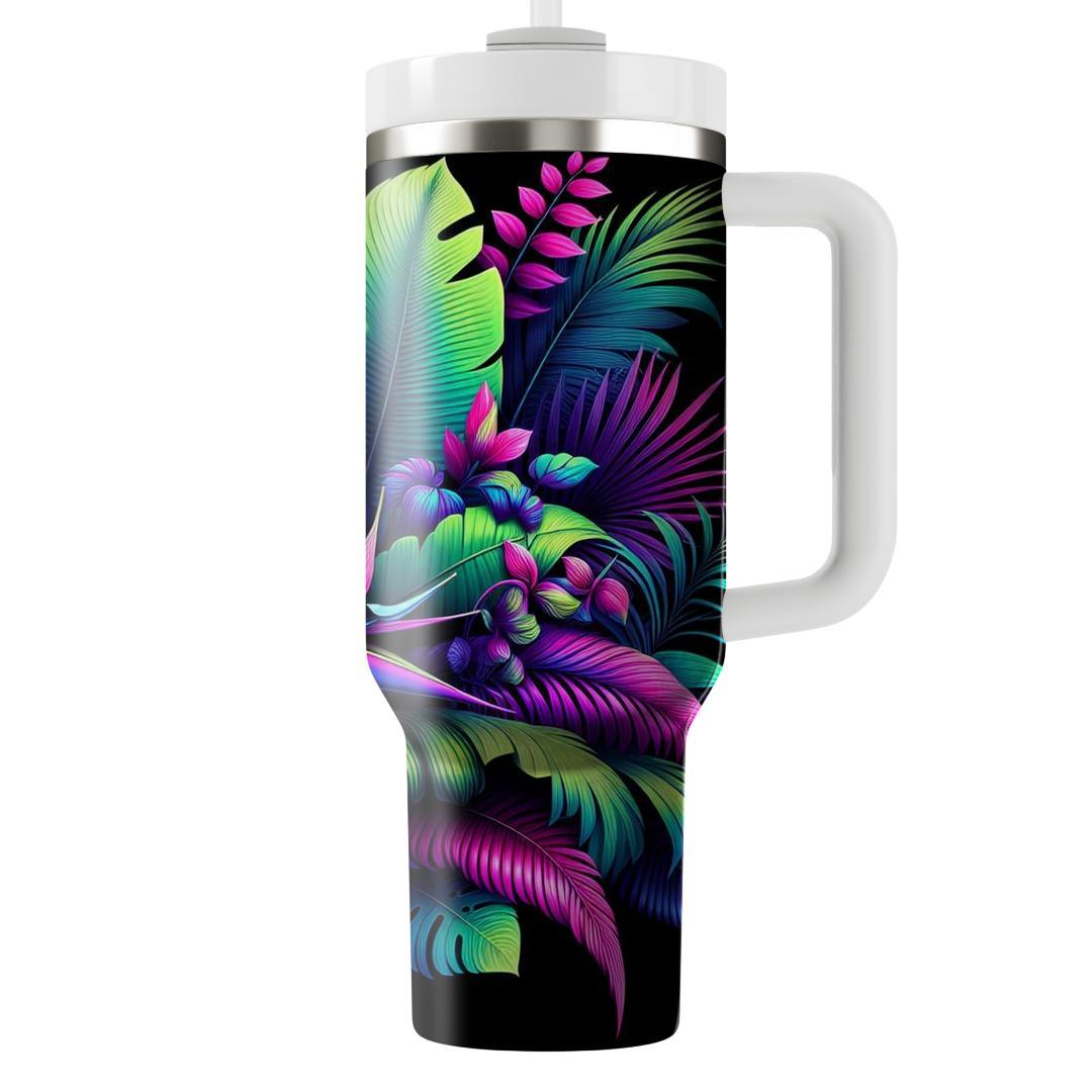 Neon Jungle Dream  Tumbler Cups