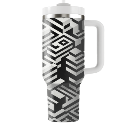 Optical Illusion Squares  Insulated Tumblers