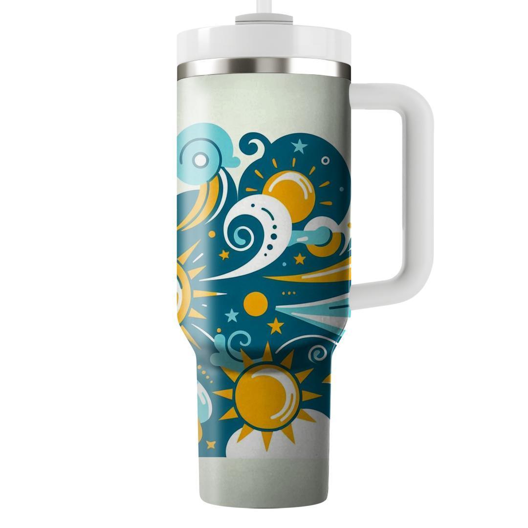 Dreaming Of Summer - A Unique Summer Solstice  Tumbler Cups