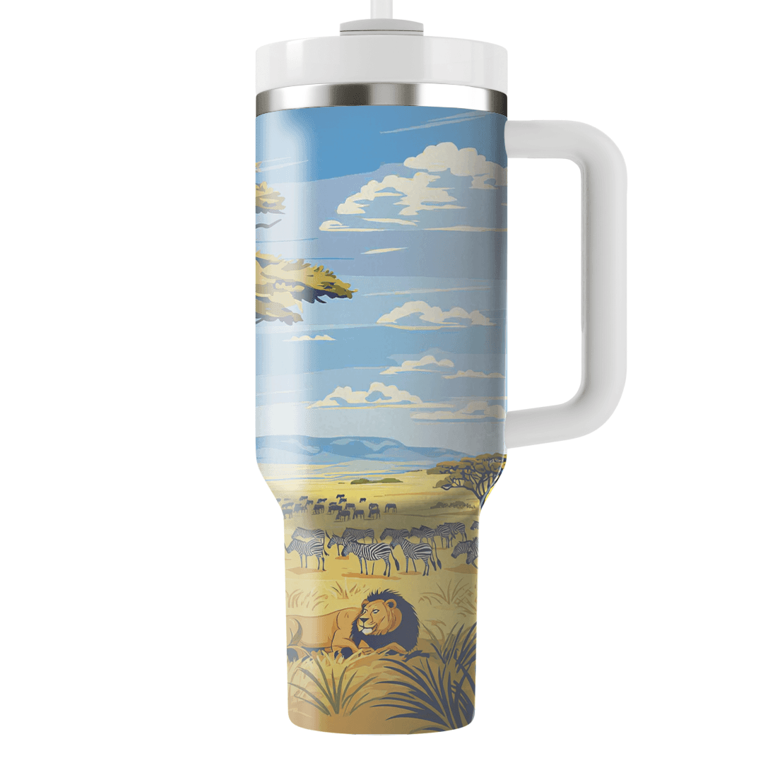 Serengeti National Park Tumblers With Lids