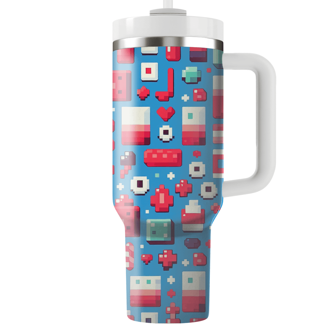 Modern Pixel Art  Custom Tumblers
