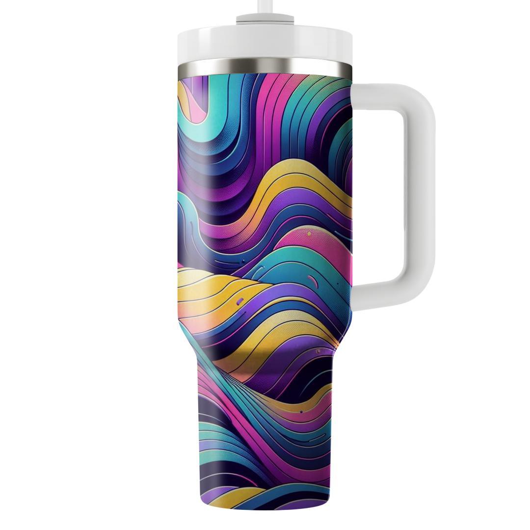 Technicolor Twist  Personalized Tumblers