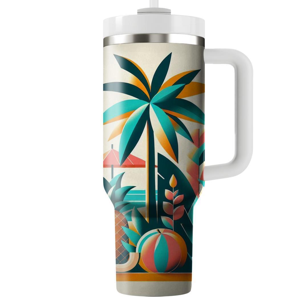 Tropical Miami  Personalized Tumblers