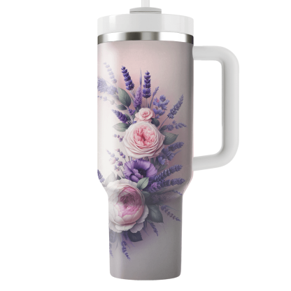 Elegant Floral Wreath  Unique Tumblers