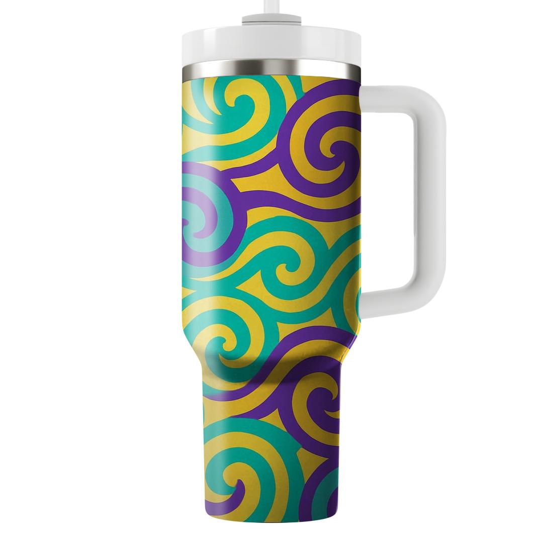 Abstract Spiral Waves Unique Tumblers