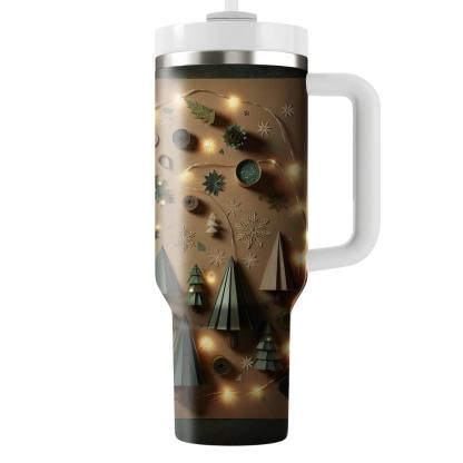 Eco Christmas - A Sustainable Yuletide  Tumbler Cups