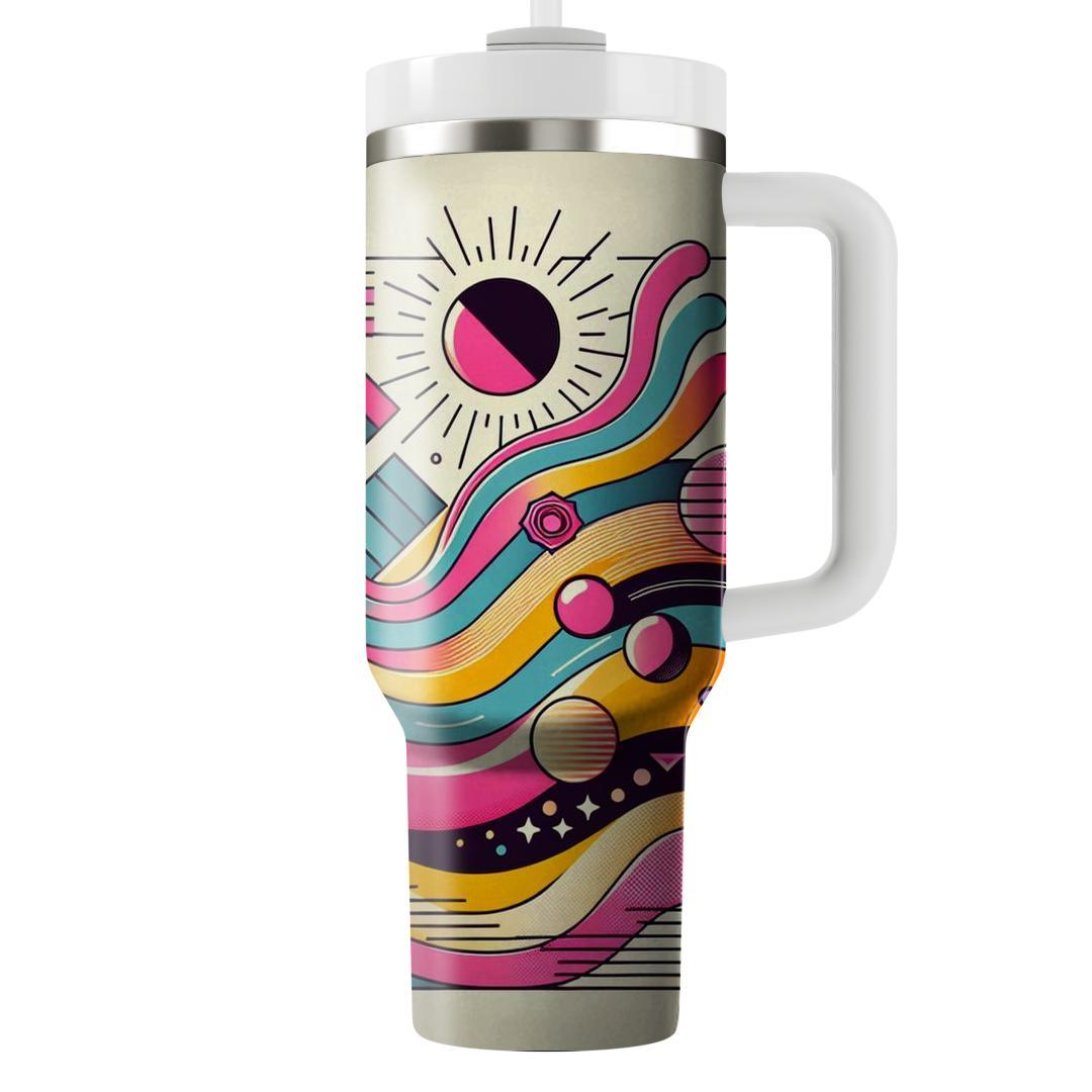 Rainbow Wave  Personalized Tumblers