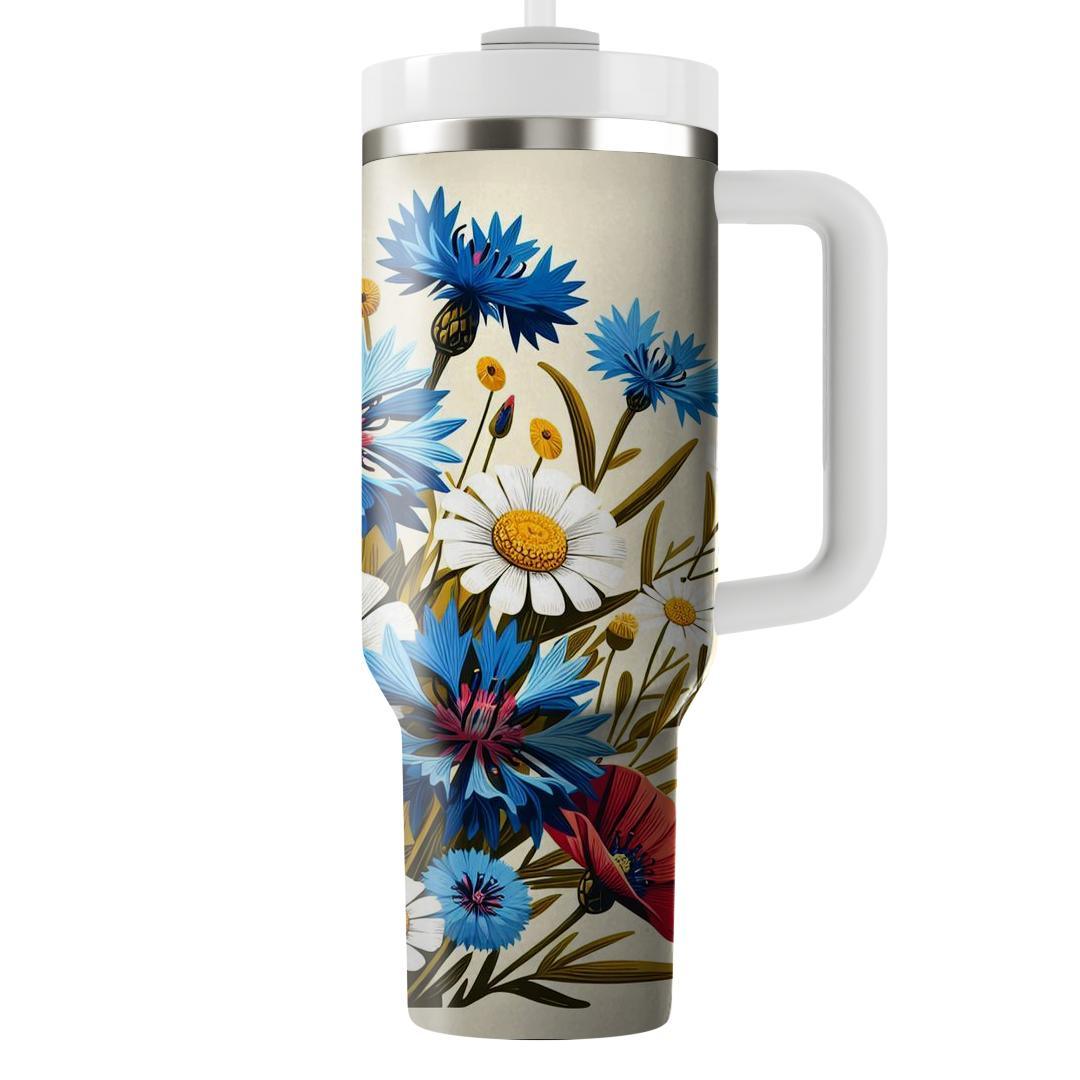 Enchanting Floral Fields  Unique Tumblers