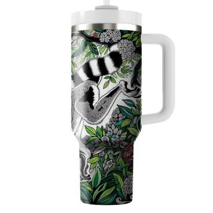 Funky Lemur Jungle  Travel Tumblers