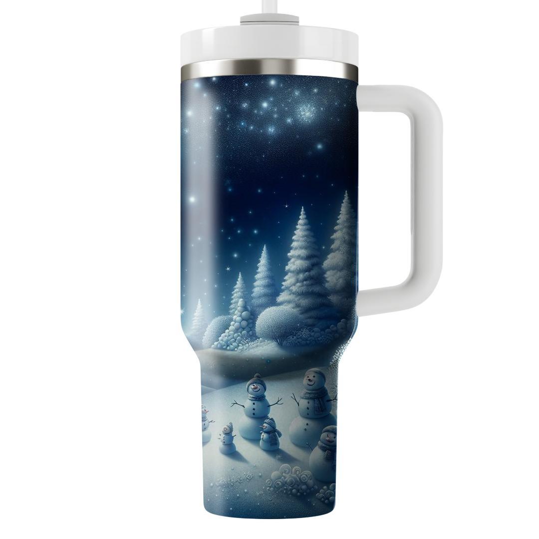 Winter Night Whimsy  Unique Tumblers