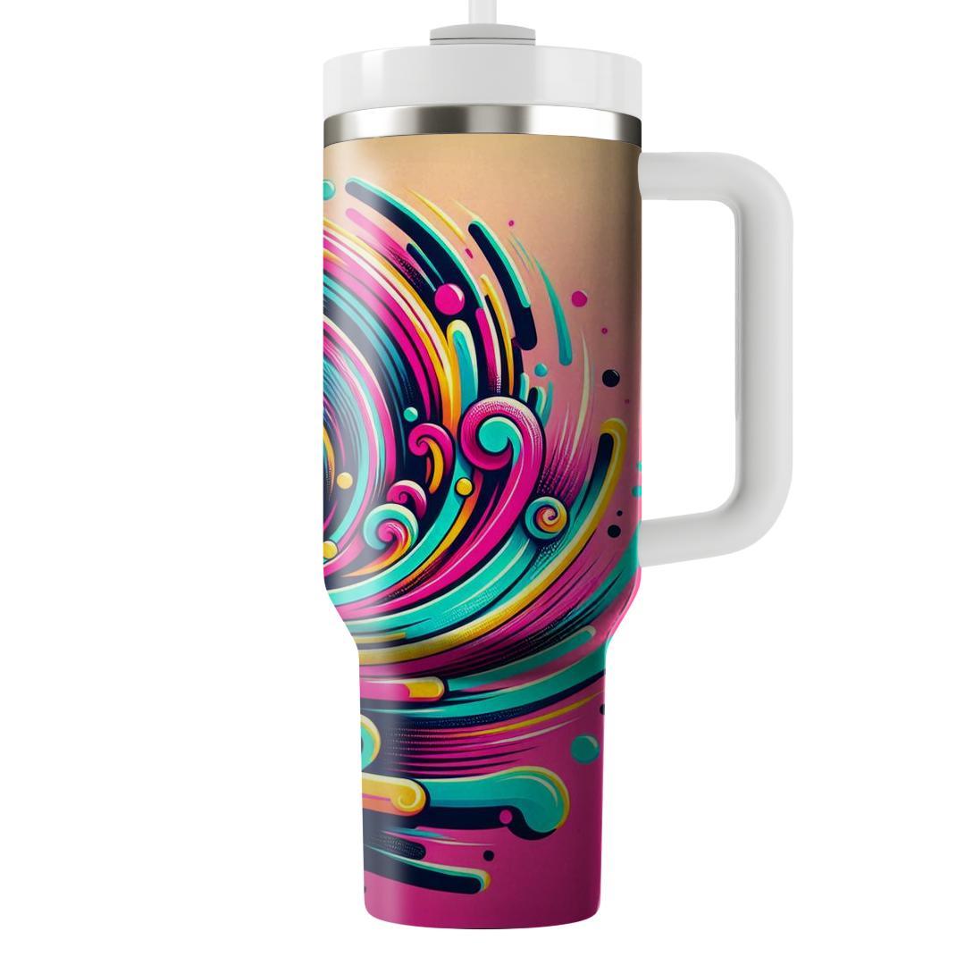 Rad Retro Spirals  Tumblers For Gifts