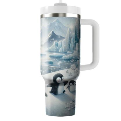 Enchanted Penguin Parade  Travel Tumblers