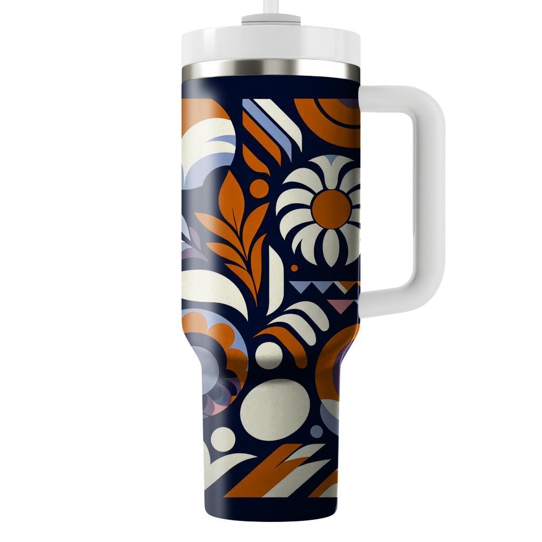 Chic Mod Floral  Custom Tumblers