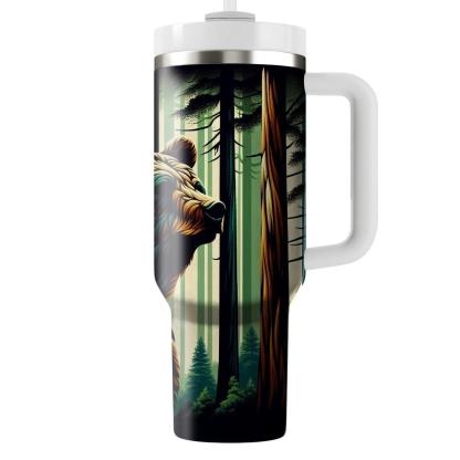 Mighty Bear Forest  Travel Tumblers