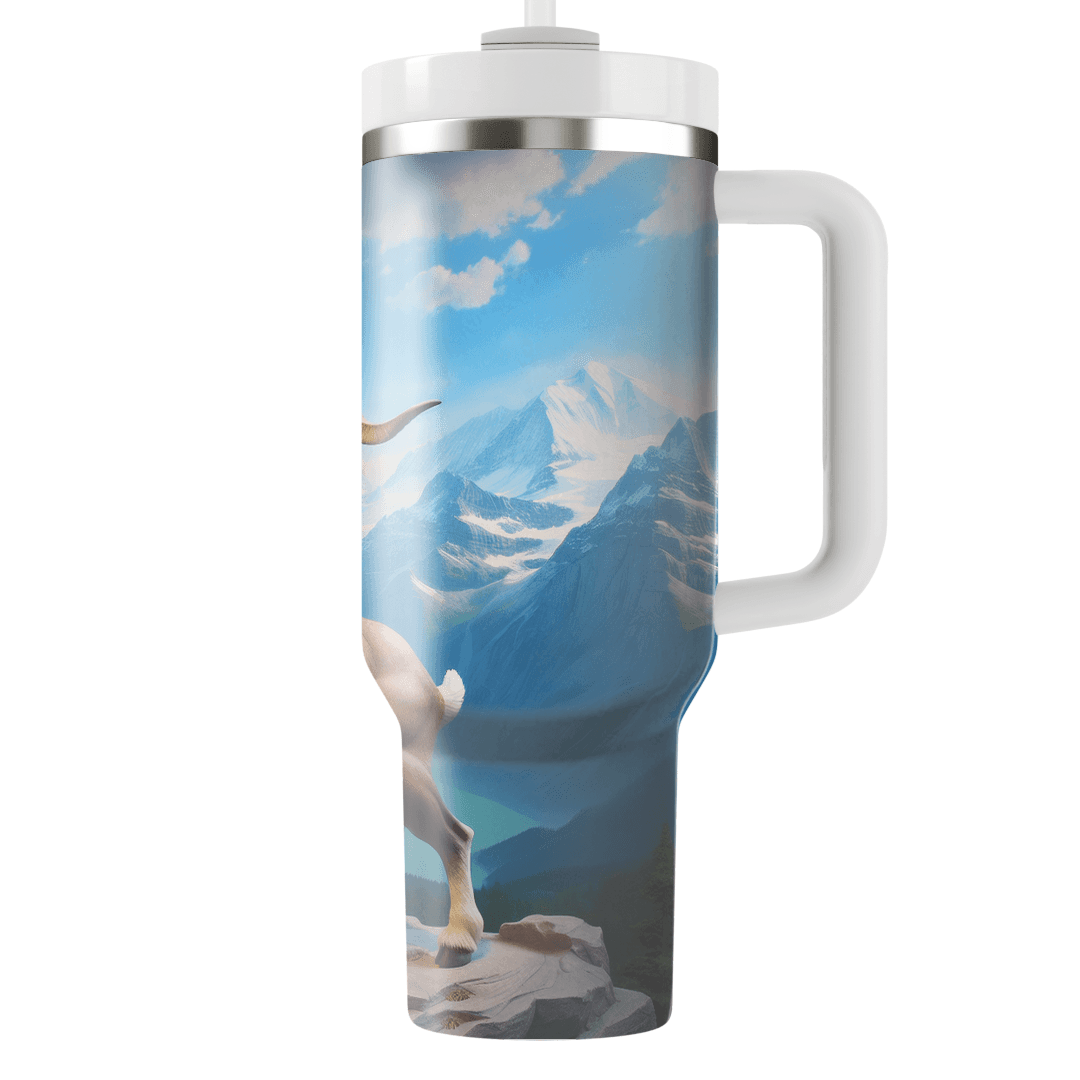 Majestic Mountain Goat  Decorative Tumblers