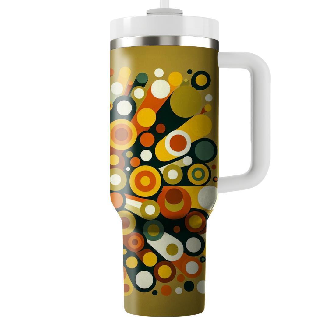 Retro Circle Explosion  Tumblers For Gifts