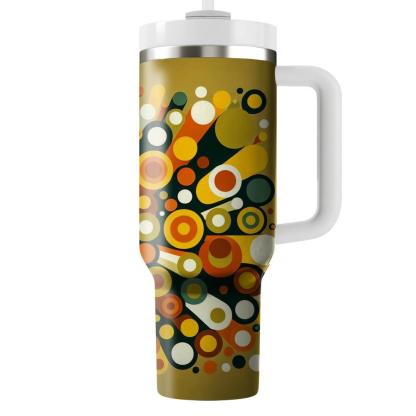 Retro Circle Explosion  Tumblers For Gifts