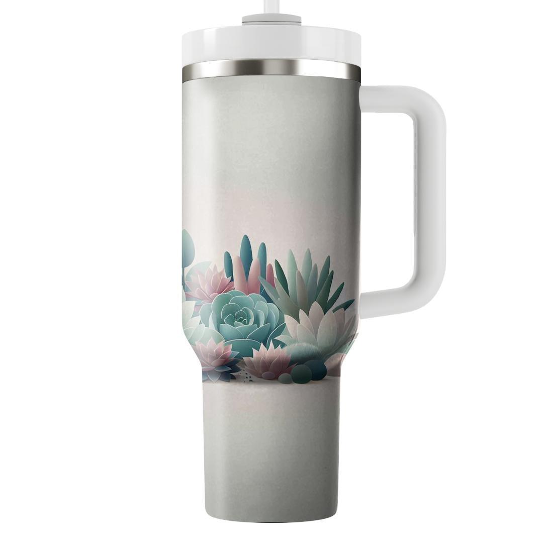 Serene Succulent Dreams  Tumblers For Gifts