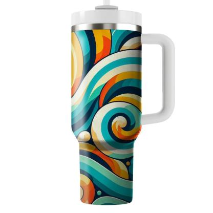 Vibrant Spiral Motif  Tumblers For Gifts