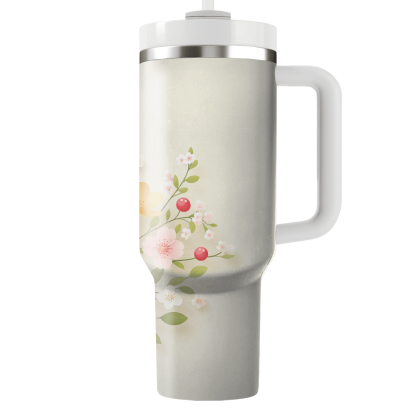Charming Spring Blossoms  Unique Tumblers