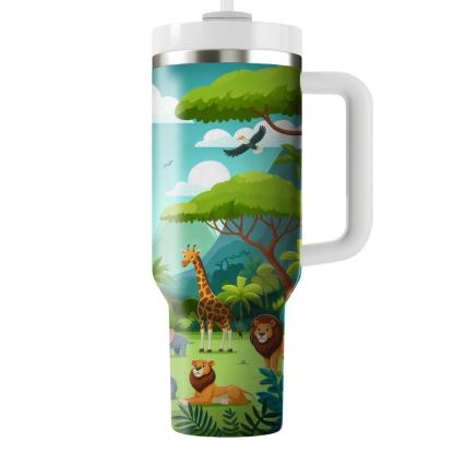 Lively Animal Safari  Travel Tumblers