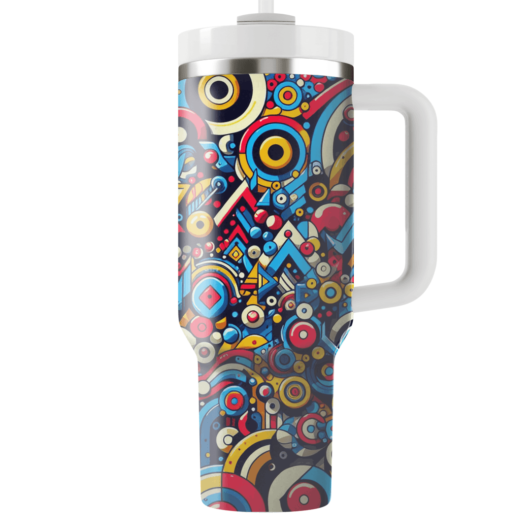 Abstract Retro Shapes  Tumblers For Gifts