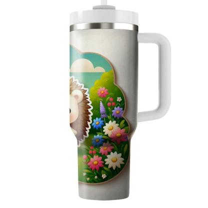 Curious Hedgehog Wanderlust  Tumblers With Lids