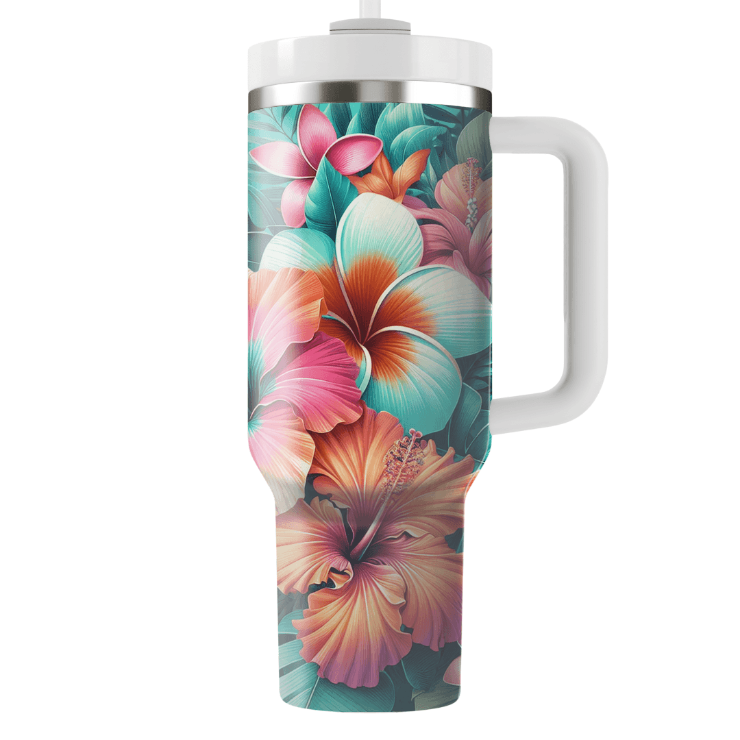 Tropical Flora Bliss  Custom Tumblers